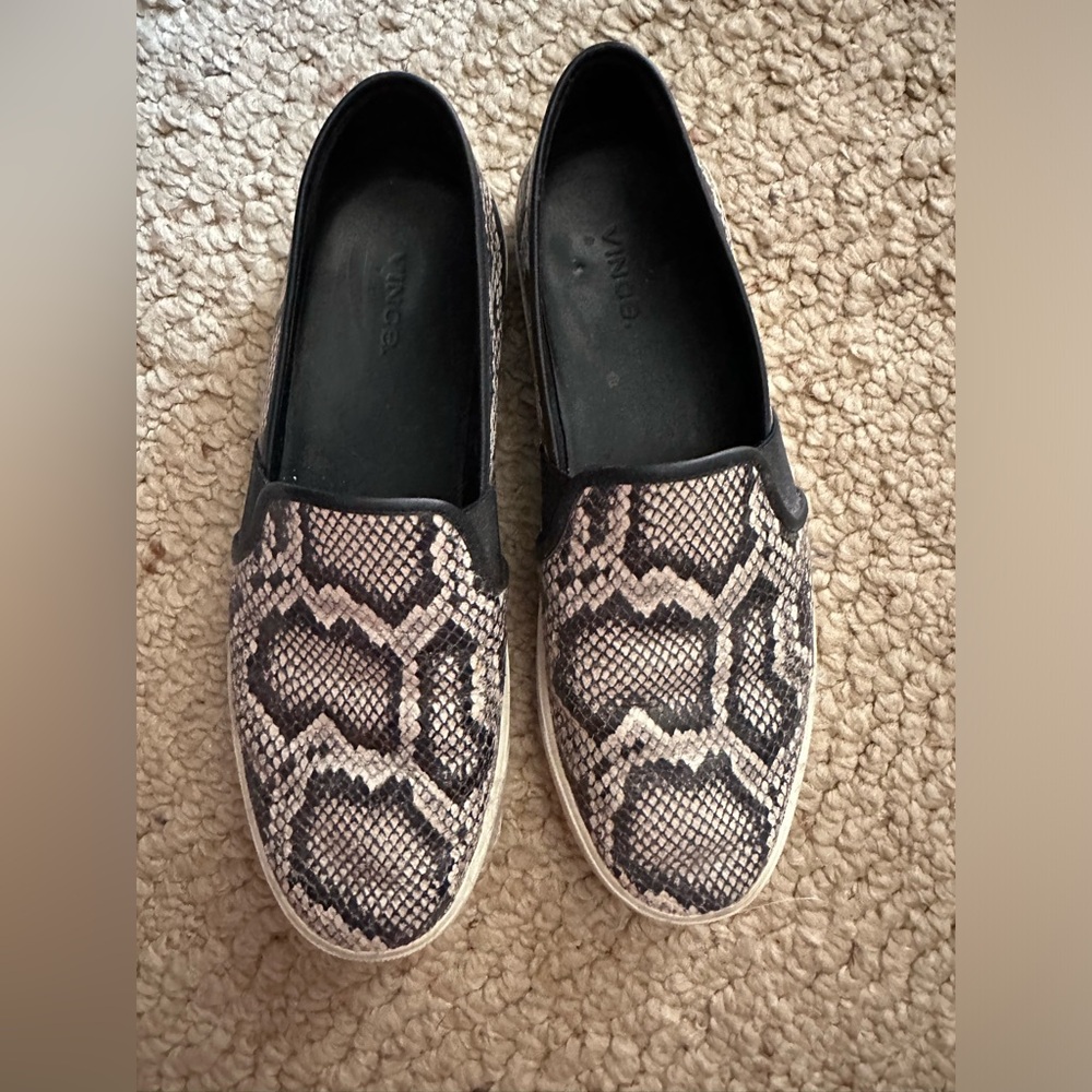 Vince Blair 5 Snake Skin Sneakers Loafers